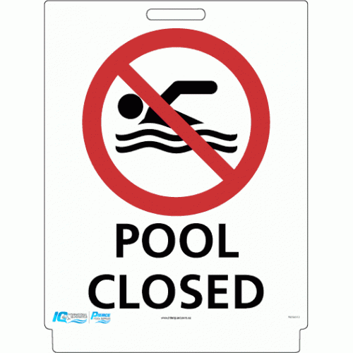 Pavement Sign - Pool Closed